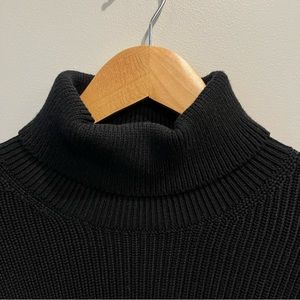 NEW men’s black turtleneck sweater.